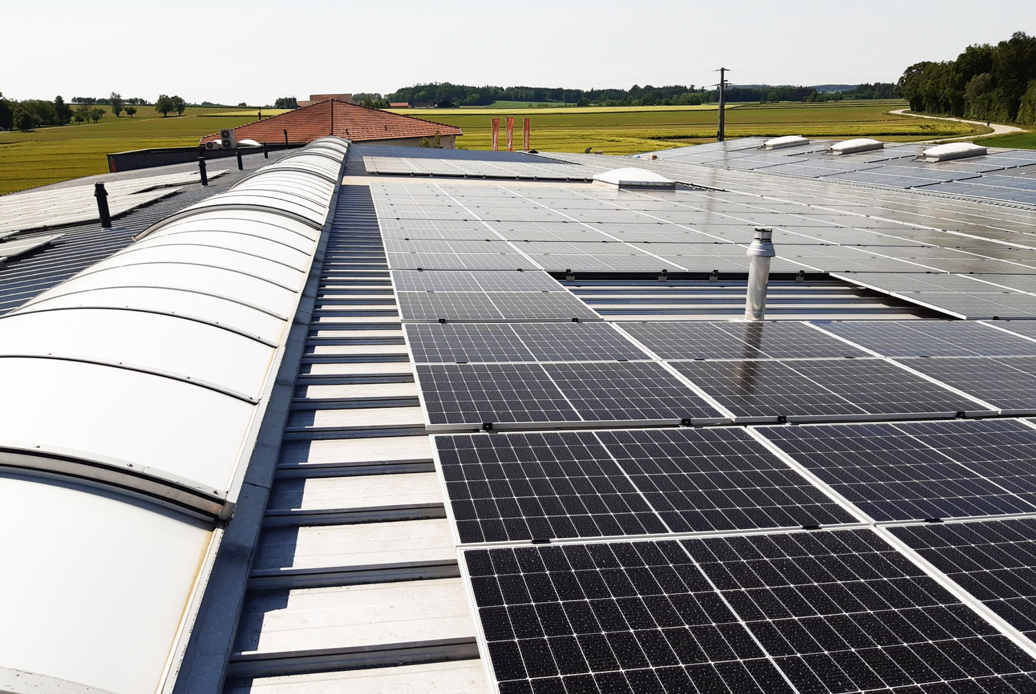 Solar modules installed on the roof by the company PV Pantea, image 01